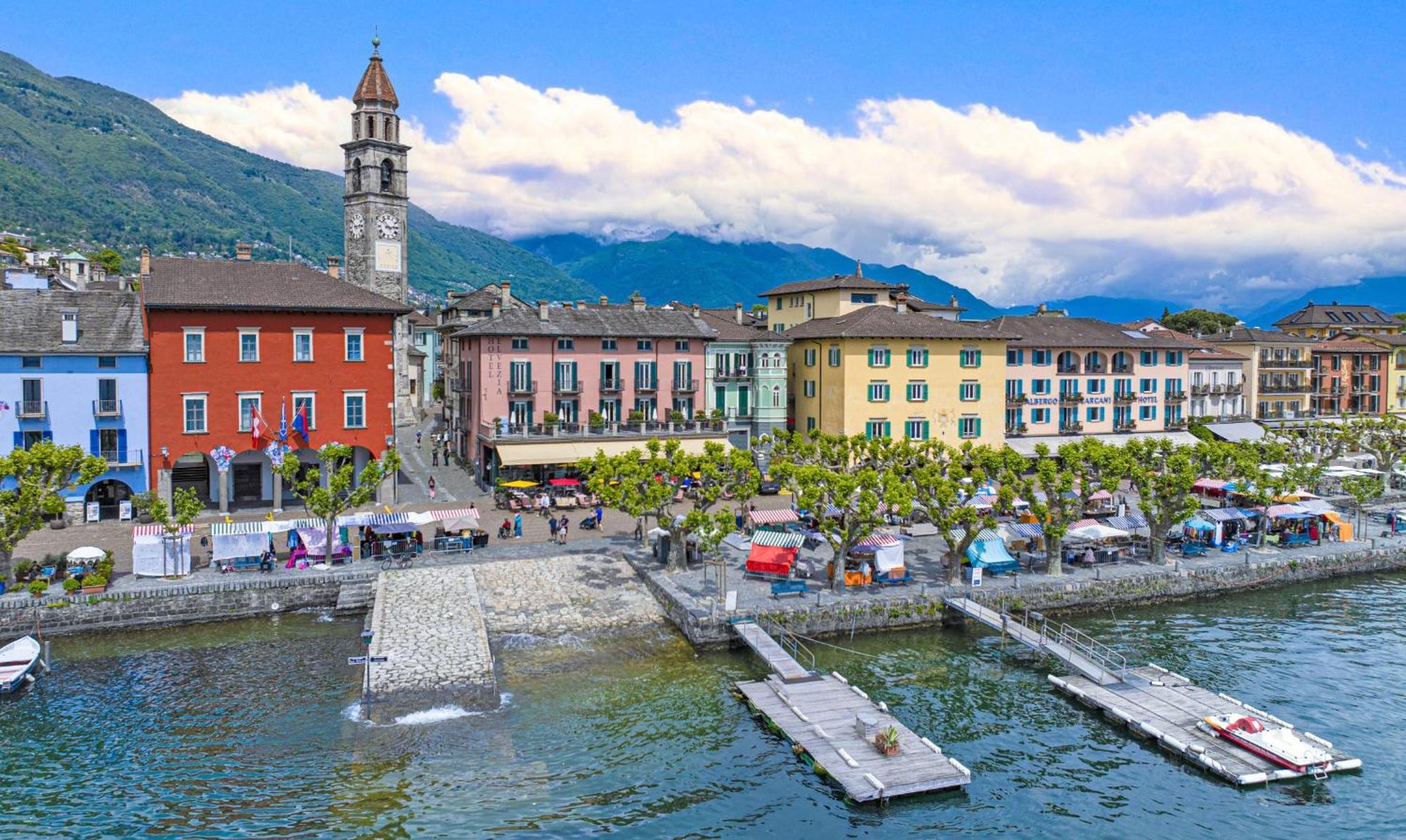 Hotel Elvezia Ascona Bagian luar foto