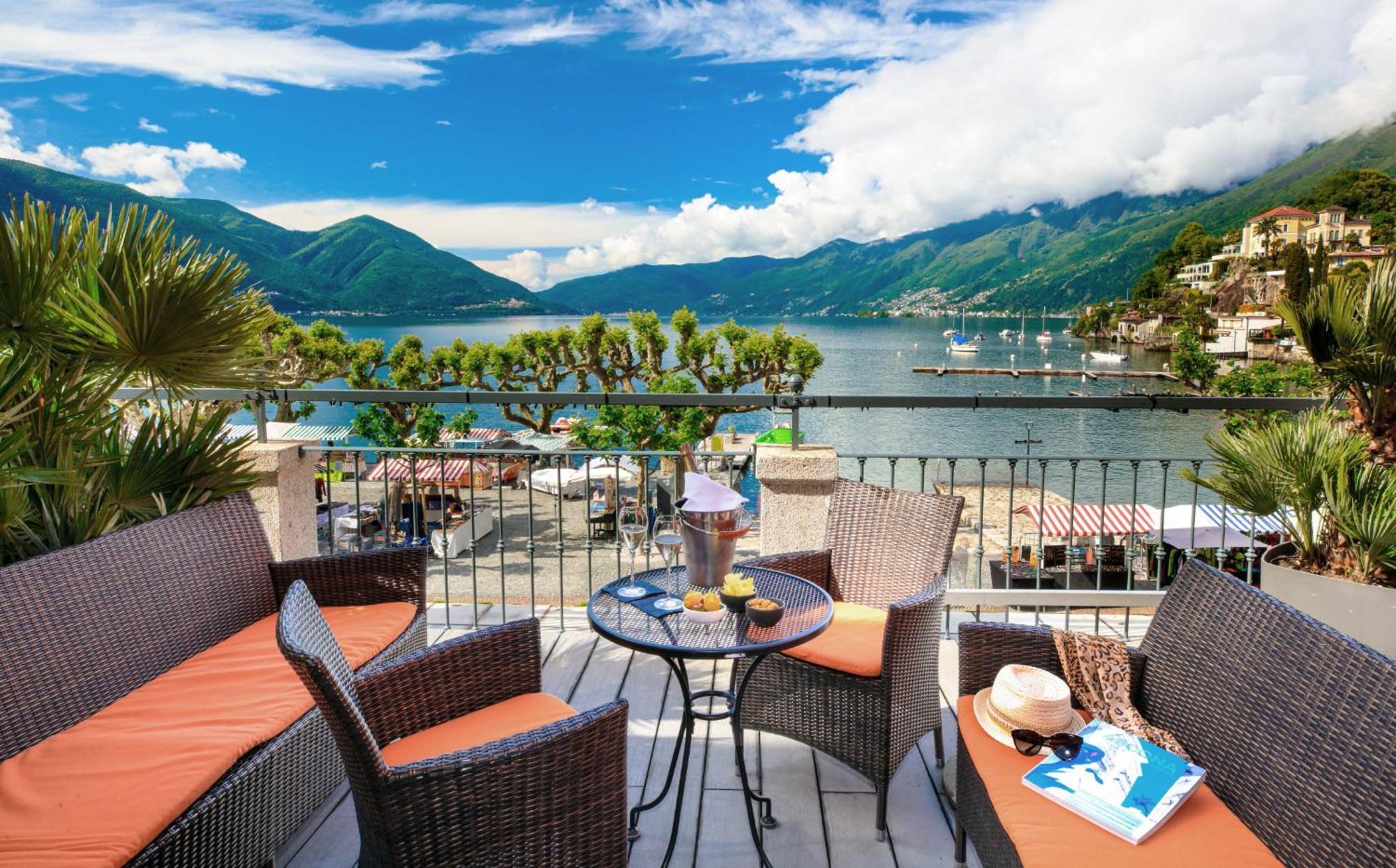 Hotel Elvezia Ascona Bagian luar foto